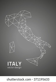 Italy vector map