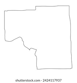 Conde de Itasca, Minnesota. Esquema del mapa