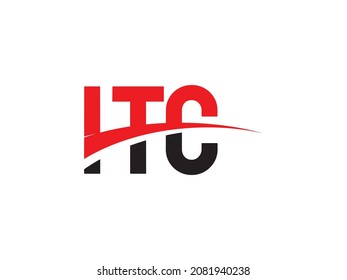 Itc Letter Initial Logo Design Vector Stock Vector (Royalty Free ...