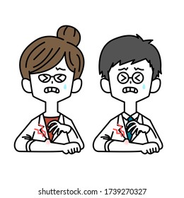 
Itching doctor men and women