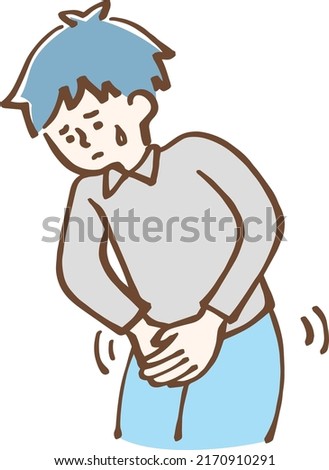 Itching in the sensitive area Male