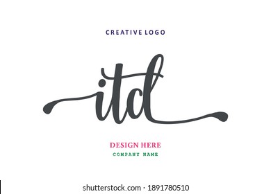 ITD lettering logo is simple, easy to understand and authoritative