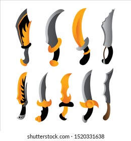 item game, application icons, vector set of game