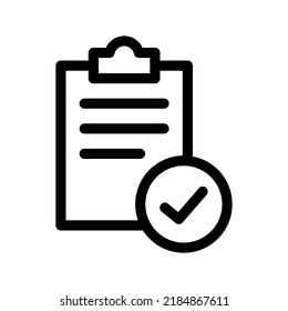 Item List Icon Vector Symbol Design Illustration