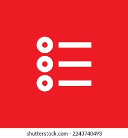 Symbol für die Artikelnummer, Zeichenvorlage für die Ressource, Vektorgrafik.