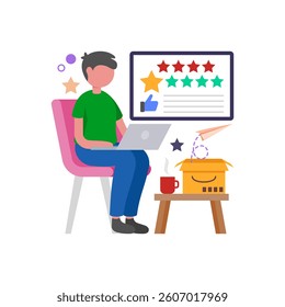 Item Quality Assessment Vector Illustration