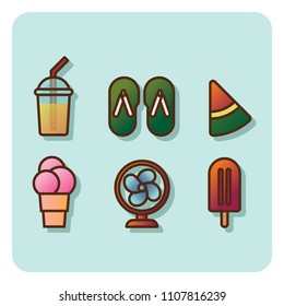 ITEM SUMMER ICON COLORIZED