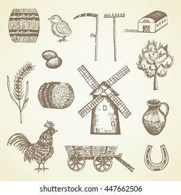 items of Agriculture set