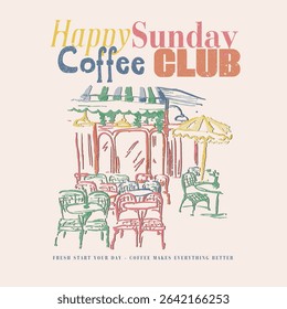 items amalfi vector coffee lover breakfast club cafeine croissant drink morning artwork brush abstract  fashion hand drawn market fresh shopping sketch skech black and white drink date table cafe