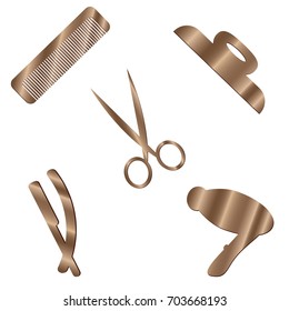 Items for hairdressing salons