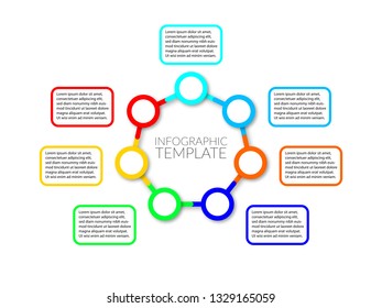 Items infographics list
