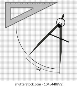 Items for measuring geometric shapes