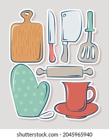 items pack of seven cooking