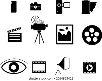 
items for photo and video creation