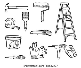 Items related to home repair