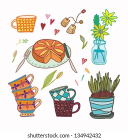 Items for tea set