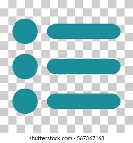 Items vector pictograph. Illustration style is flat iconic soft blue symbol on a transparent background.