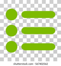 Items vector pictograph. Illustration style is flat iconic eco green symbol on a transparent background.