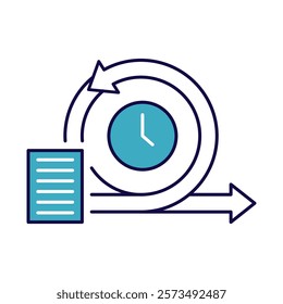 Iteration – Circular Arrows Representing Cyclical Agile Workflows