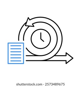Iteration – Circular Arrows Representing Repeated Agile Development Phases