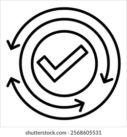 Iteration Icon Element For Design