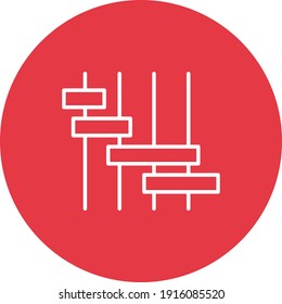 Iteration, project managment, scope icon vector image. Can also be used for project management. Suitable for use on web apps, mobile apps and print media.
