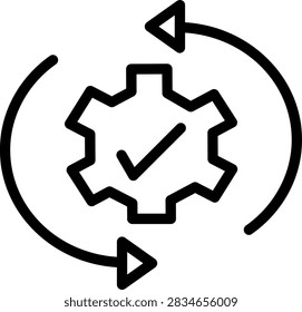 Iteration Vector Design Icon Style