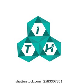 ITH creative minimalist letter logo. ITH unique vector initials alphabet letter logo design
