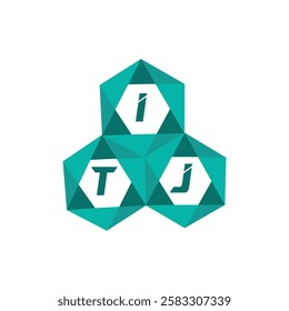 ITJ creative minimalist letter logo. ITJ unique vector initials alphabet letter logo design
