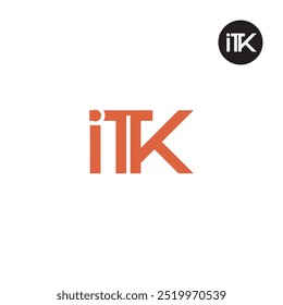 ITK Logo Letter Monogram Design