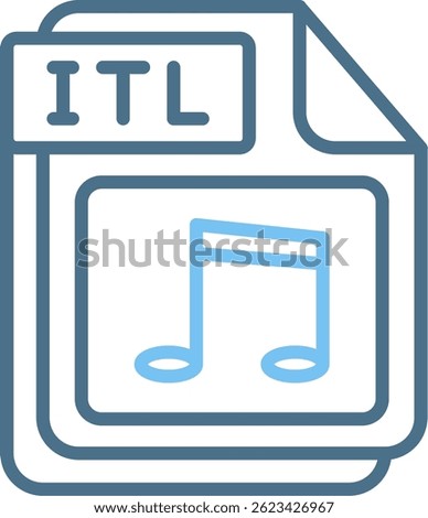 ITL Line Two Colour Icon