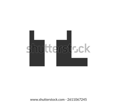 ITL logo design. Initial letter I T L bold font style for tech startups, consulting, corporate branding. Creative company name, headlines typography identity, trendy logotype. Vector illustration.