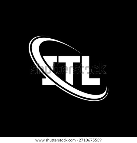 ITL logo. ITL letter. ITL letter logo design. Initials ITL logo linked with circle and uppercase monogram logo. ITL-typography for technology, business and real estate brand.