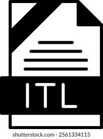 ITL Solid Style Icon Design