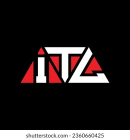 ITL triangle letter logo design with triangle shape. ITL triangle logo design monogram. ITL triangle vector logo template with red color. ITL triangular logo Simple, Elegant, and Luxurious design.