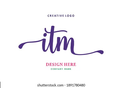 ITM lettering logo is simple, easy to understand and authoritative