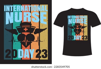 it`s awesome night shift what day is it?
International nurse day 2023.Nursing lettering quotes design vector bundle graphic, Nurses practitioner typographic saying design bundle.Nurse T-shirt Design.