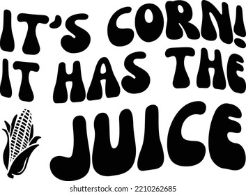 "It's corn it has the juice vector file