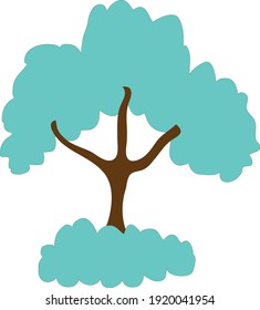 Its'a tree vector for artwork