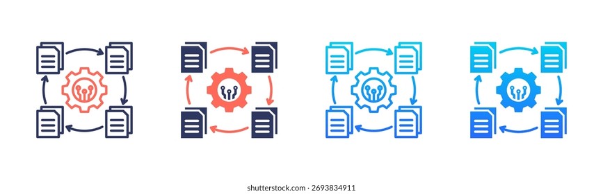 Itsm Process Icon Pack In Multiple Styles