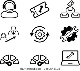 Iconos de ayuda de ITSM Service Desk