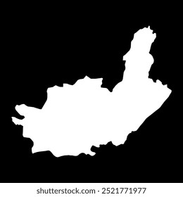 Ituri province map, administrative division of Democratic Republic of the Congo. Vector illustration.