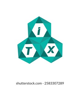 ITX creative minimalist letter logo. ITX unique vector initials alphabet letter logo design
