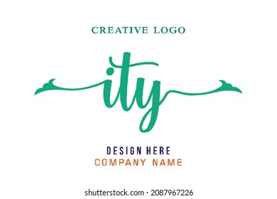 ITY lettering logo is simple, easy to understand and authoritative
