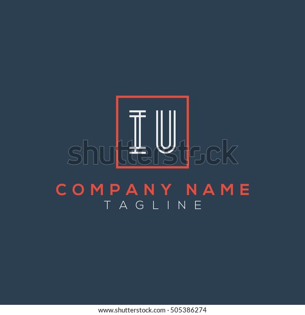 Iu Logo Stock Vector (Royalty Free) 505386274