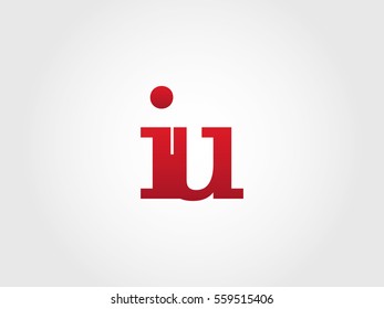 iu lowercase logotype