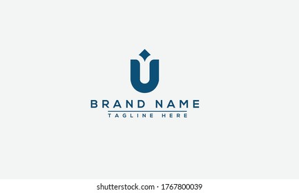 IU, UI Logo Design Template Vector Graphic Branding Element.