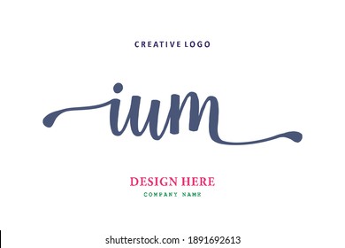 El logotipo de la inscripción en el IUM es sencillo, fácil de entender y autorizado