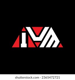Diseño del logotipo de la letra triangular IUM con forma triangular. Monograma de diseño del logotipo del triángulo de IUM. Plantilla de logotipo vectorial de triángulo de IUM con color rojo. Logotipo triangular IUM Diseño sencillo, elegante y lujoso.