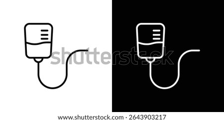 IV bag icon Graphic vector set for ui design